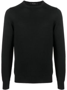 Tagliatore fine-knit virgin-wool jumper - Noir