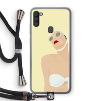 Summer: Samsung Galaxy A11 Transparant Hoesje met koord
