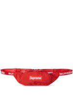 Supreme petit sac banane à patch logo - Rouge - thumbnail