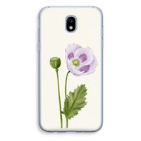 Purple poppy: Samsung Galaxy J5 (2017) Transparant Hoesje Purple poppy: Samsung Galaxy J5 (2017) Transparant Hoesje