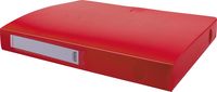 Pergamy elastobox, voor ft A4, uit PP van 700 micron, rug van 4 cm, rood - thumbnail