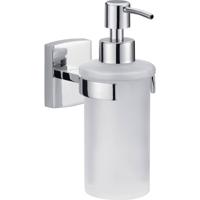 tesa klaam 40267-00000-00 Zeepdispenser 200 ml Chroom (glanzend), Wit (gesatineerd)