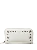 Jimmy Choo portefeuille continental Carnaby - Blanc
