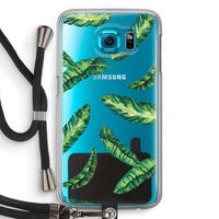 Lange bladeren: Samsung Galaxy S6 Transparant Hoesje met koord