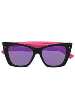 DSQUARED2 EYEWEAR lunettes de soleil à logo imprimé - Rose