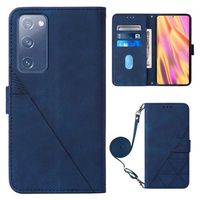 Line Series Samsung Galaxy S20 FE Wallet Case - Blauw - thumbnail