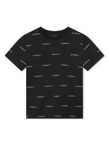 Givenchy Kids t-shirt en coton à imprimé 4G - Noir