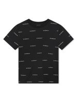 Givenchy Kids t-shirt en coton à imprimé 4G - Noir