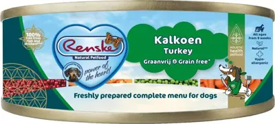Renske hondenvoer vers kalkoen graanvrij 95g