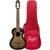 Flight Peter Moss Signature Moonburst Stain elektrisch-akoestische tenor ukelele met deluxe gigbag