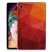 Back Cover voor Samsung Galaxy Tab A9 Polygon Red