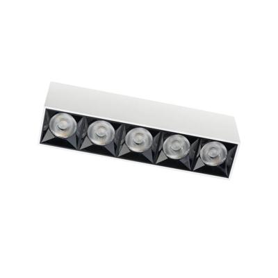 Lyora Witte opbouwspotMidi Led 5x1 leds - 4000K - 10052