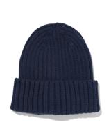 HEMA Kinder muts beanie (donkerblauw)