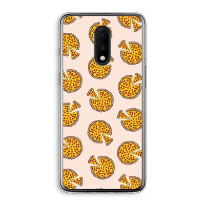 You Had Me At Pizza: OnePlus 7 Transparant Hoesje