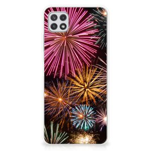 Samsung Galaxy A22 5G Silicone Back Cover Vuurwerk