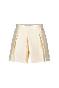 Le Chic Meisjes short crepe lurex - Darling - Pearled ivoor wit