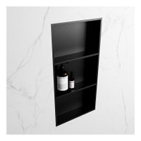 Wandnis Solid Surface Easy | In- en opbouw | 30x60x8 cm | 3 vakken | Urban