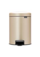 Brabantia pedaalemmer NewIcon 5 liter Metallic gold