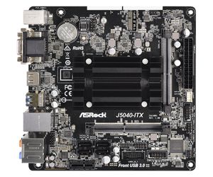 ASRock J5040-ITX Moederbord met CPU Socket AMD AM4 Vormfactor Mini-ITX