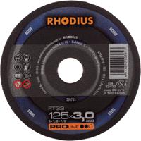 Rhodius FT33 200755 Doorslijpschijfset 25 stuk(s) Staal