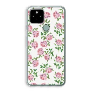 Kleine roosjes: Google Pixel 5 Transparant Hoesje