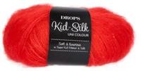 Drops Kid Silk Uni Colour 061 Felrood - thumbnail