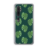Monstera leaves: Xiaomi Mi Note 10 Pro Transparant Hoesje Monstera leaves: Xiaomi Mi Note 10 Pro Transparant Hoesje