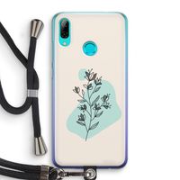 Violets are blue: Huawei P Smart (2019) Transparant Hoesje met koord