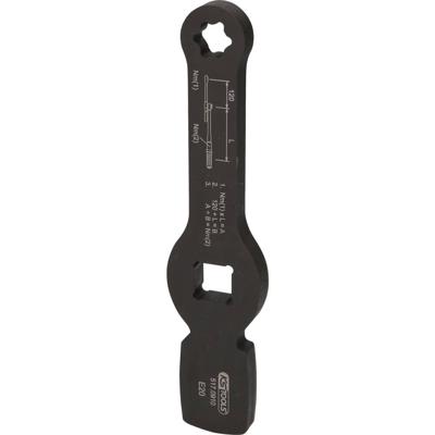KS Tools 517.0910 3/4 slag-Torx-E-sleutel met 2 slagvlakken, E20