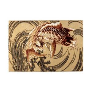 Bold Monkey The Legend Of Koi &apos;vloerkleed 160x230 beige|oranje rood