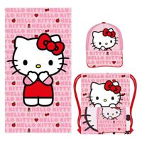 Badhanddoek Hello Kitty Roze