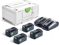 Festool accessoires energie-set sys 18v 4x5,0/tcl 6 duo - 577709