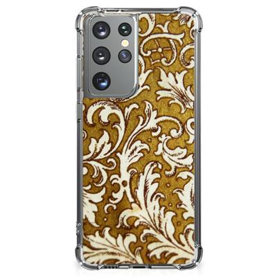 Anti Shock Case Samsung Galaxy S21 Ultra Barok Goud Anti Shock Case Samsung Galaxy S21 Ultra Barok Goud
