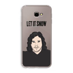 Let It Snow: Samsung Galaxy J4 Plus Transparant Hoesje
