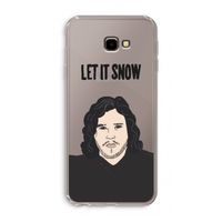 Let It Snow: Samsung Galaxy J4 Plus Transparant Hoesje