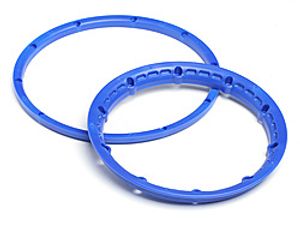 Heavy duty wheel bead lock rings (blue/2pcs)