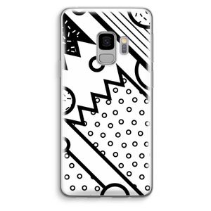 Pop Art #4: Samsung Galaxy S9 Transparant Hoesje