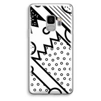 Pop Art #4: Samsung Galaxy S9 Transparant Hoesje