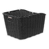 Basil weave wp - fietsmand - achterop - zwart