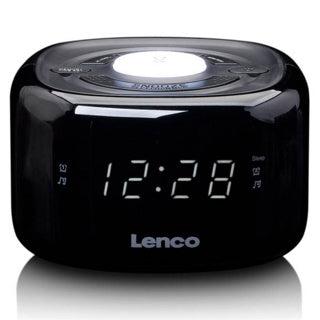 Lenco FM Wekkerradio met nachtlamp