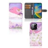 iPhone 14 Pro | Telefoonhoesje | Met pasjeshouder | Bird Flying