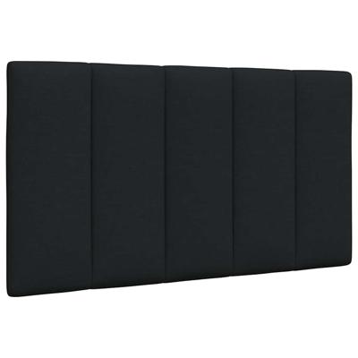 Hoofdbordkussen 80 cm stof zwart