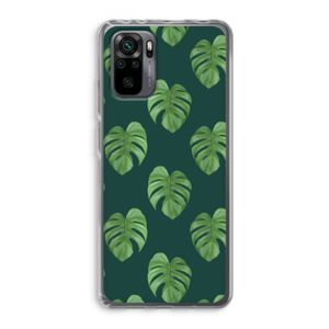 Monstera leaves: Xiaomi Redmi Note 10 Pro Transparant Hoesje