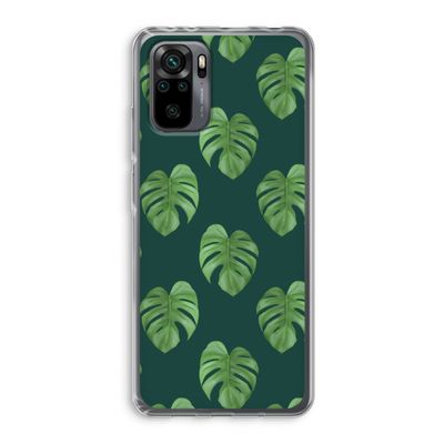Monstera leaves: Xiaomi Redmi Note 10 Pro Transparant Hoesje