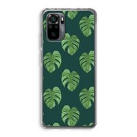 Monstera leaves: Xiaomi Redmi Note 10 Pro Transparant Hoesje