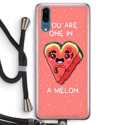One In A Melon: Huawei P20 Transparant Hoesje met koord