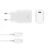 USB-C adapter 25W en USB-C kabel 1 meter