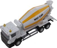 Johntoy Cementwagen Super Cars 1:64 geel/wit 14 cm - thumbnail