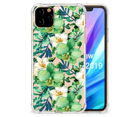 Apple iPhone 11 Pro Max Case Orchidee Groen Apple iPhone 11 Pro Max Case Orchidee Groen