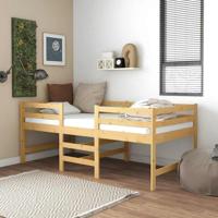 Bedframe zonder matras massief grenenhout 90x200 cm - thumbnail